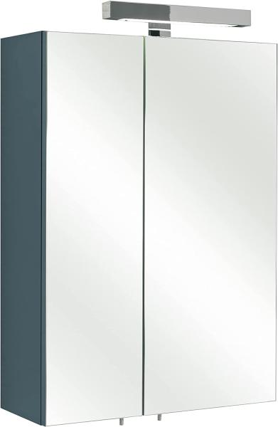 Pelipal 311 Mainz Spiegelschrank Rio, Holzdekor, Anthrazit Glanz, 20,0 x 50,0 x 70,0 cm