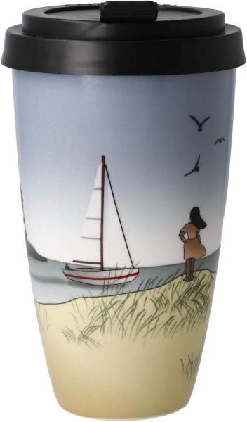 Goebel Mug To Go Ocean Love, Trinkbecher, Kaffeebecher, Scandic Home, Fine Bone China, Bunt, 23101591