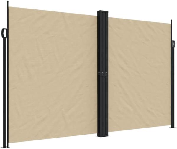 Seitenmarkise Ausziehbar Beige 200x1000 cm 4004765