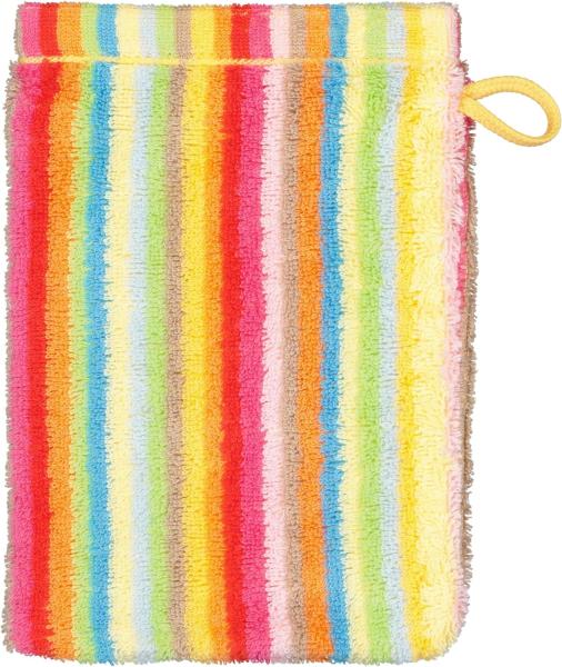 Cawö Handtücher Lifestyle Streifen multicolor 25 | Waschhandschuh 16x22 cm