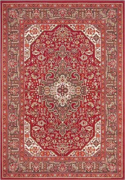 Orientalischer Kurzflor Teppich Skazar Isfahan Orientrot - 200x290x0,9cm