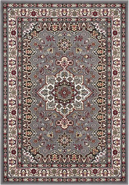 Orientalischer Kurzflor Teppich Parun Täbriz Grau - 160x230x0,9cm