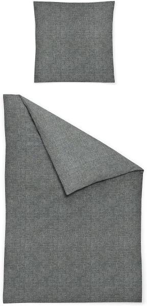 Irisette Flausch-Cotton Bettwäsche Set Mink 8835 grün 135 x 200 cm + 1 x Kissenbezug 80 x 80 cm