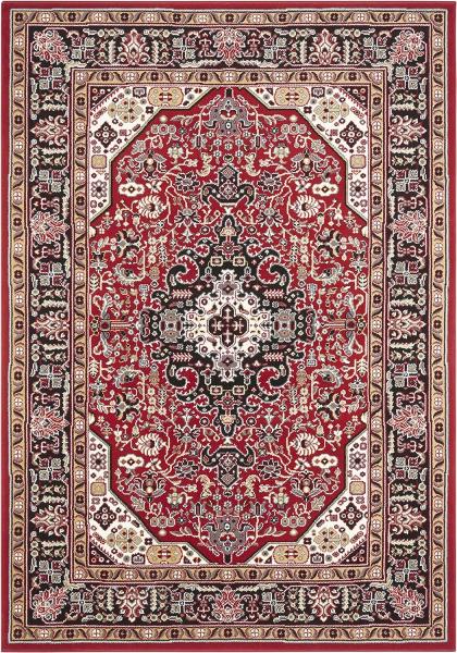 Orientalischer Kurzflor Teppich Skazar Isfahan Rot - 160x230x0,9cm