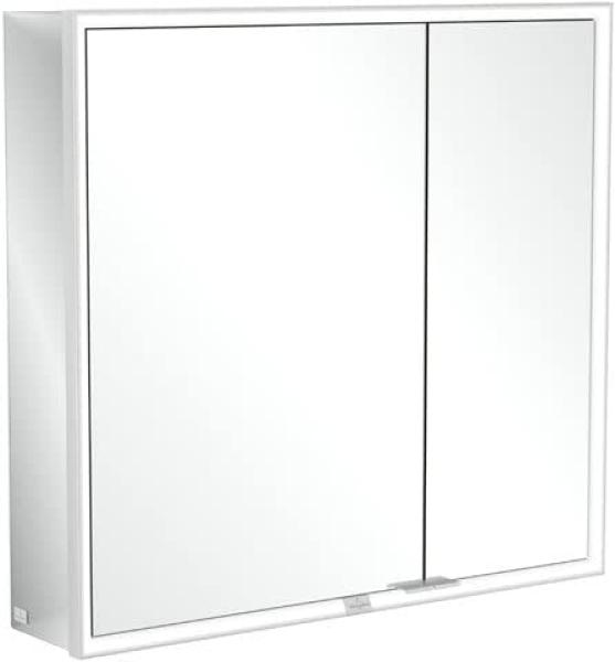 Villeroy & Boch My View Now, Spiegelschrank für Aufputz mit Beleuchtung, 800x750x168 mm, mit Sensordimmer, 2 Türen, A45580 - A4558000