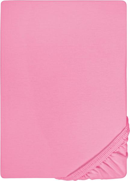 biberna Feinjersey-Spannbetttuch 0077144 pink 1x 90x190 cm - 100x200 cm