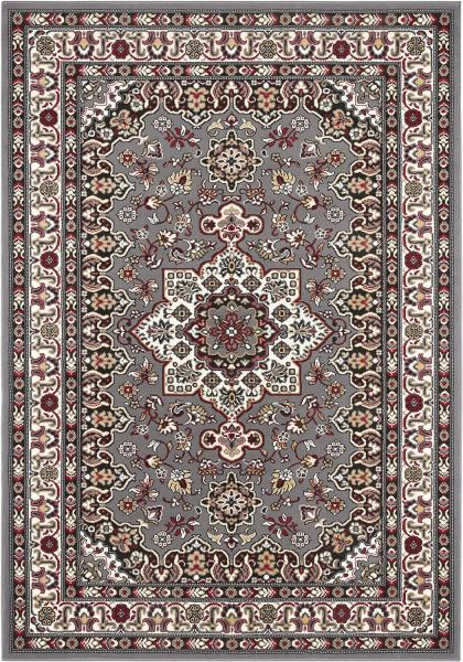 Orientalischer Kurzflor Teppich Parun Täbriz Grau - 80x150x0,9cm