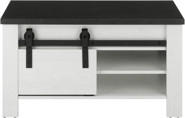 IMV 'Stove' Couchtisch im Landhaus-Stil, Holzwerkstoff weiß, 93 x 60 cm, FSC® zertifiziert