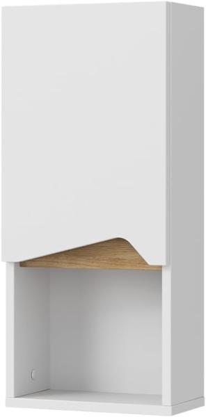 Vicco Hängeschrank Marelle 30 x 67 cm, Weiß Artisan, modern, Badschrank, schmal, Badezimmer