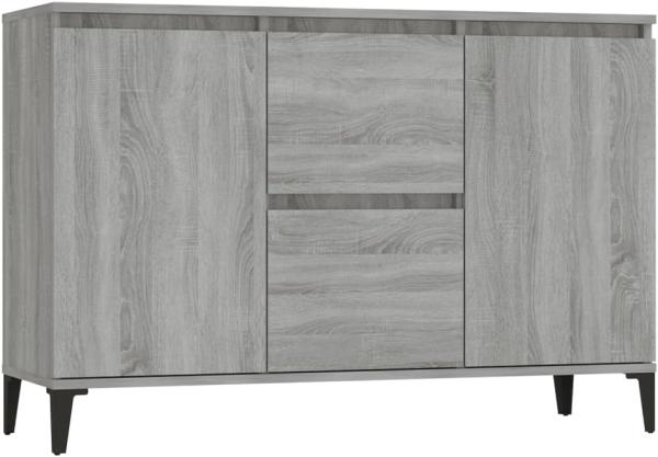 vidaXL Sideboard Grau Sonoma 104x35x70 cm Holzwerkstoff