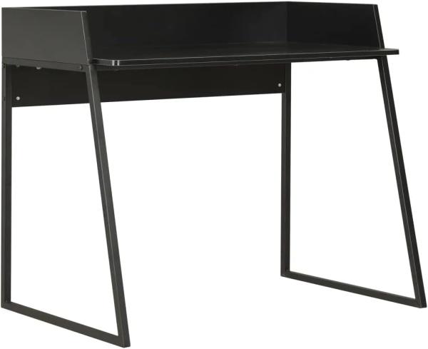 Schreibtisch, Spanplatte Schwarz, 90 x 60 x 88 cm