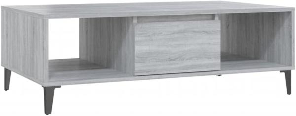 Couchtisch Grau Sonoma 103,5x60x35 cm Holzwerkstoff