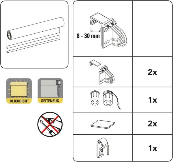 EASYFIX Rollo Digiprint Isabella 90 x 150 cm Bild 5