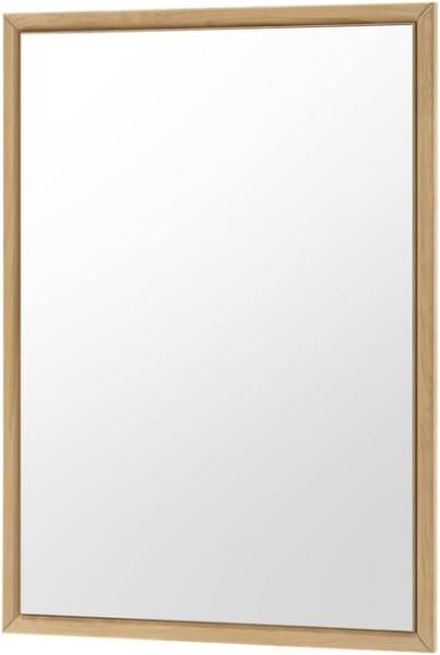 Garderobenspiegel Porto 55 Eiche bianco massiv 70x95x2 cm Spiegel