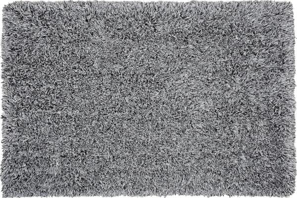Teppich schwarz-weiß 160 x 230 cm Shaggy CIDE