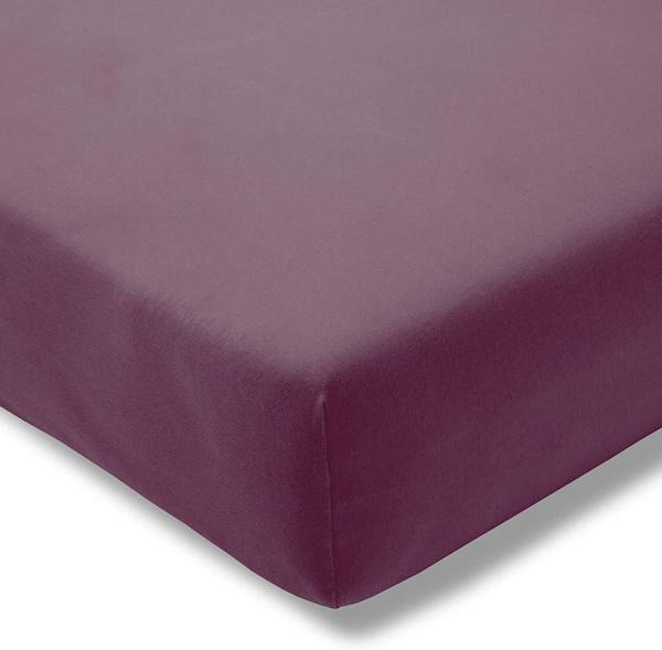 Estella 6500 Jersey Spannbettlaken 90x190-100x200 670-aubergine