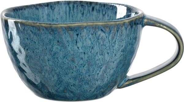 Leonardo Keramiktasse MATERA, Kaffeetasse, Becher, Tasse, Keramik, Blau, 180 ml, 018588