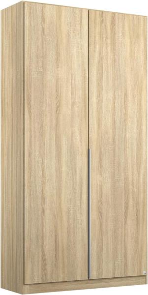 Rauch Möbel 'Alabama' Kleiderschrank, 2-türig, inkl. 1 Kleiderstange, 1 Einlegboden, Sonoma Eiche, BxHxT 91x210x54 cm