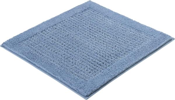 Kleine Wolke Badteppich Net | 60x60 cm | stahlblau