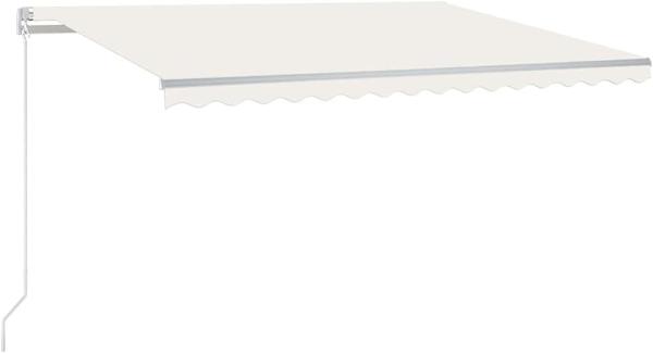 Gelenkarmmarkise Einziehbar 450x300 cm Creme