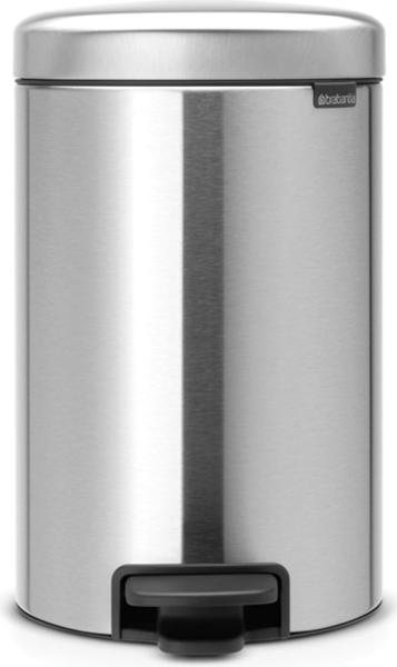 Brabantia Newicon Treteimer, Mülleimer, Abfalleimer, Matt Steel, 12 L, 113604