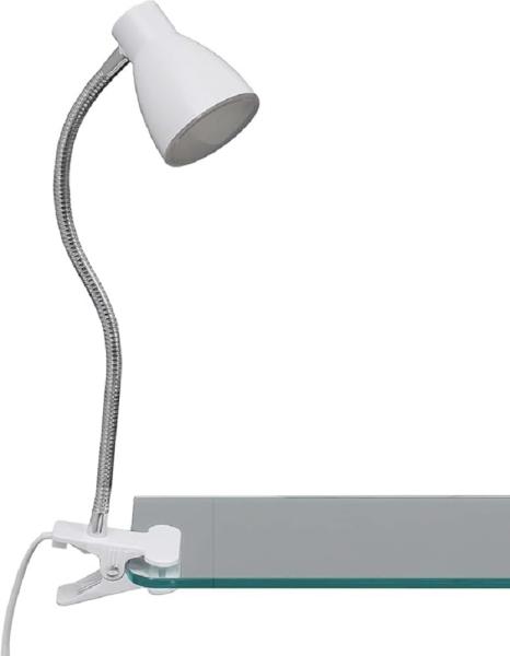 Briloner LED Klemmleuchte Grip 1-flammig weiß Leselampe Klemmlampe Bettlampe