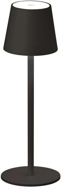 FHL easy 850210 LED Tischleuchte Tropea sandschwarz 38cm dimmbar Akku