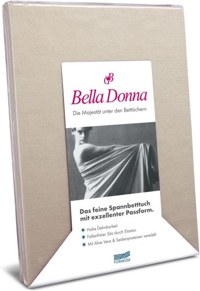 Formesse Bella Donna Jersey Spannbetttuch 200x220 - 200x240 cm 0115 Champignon