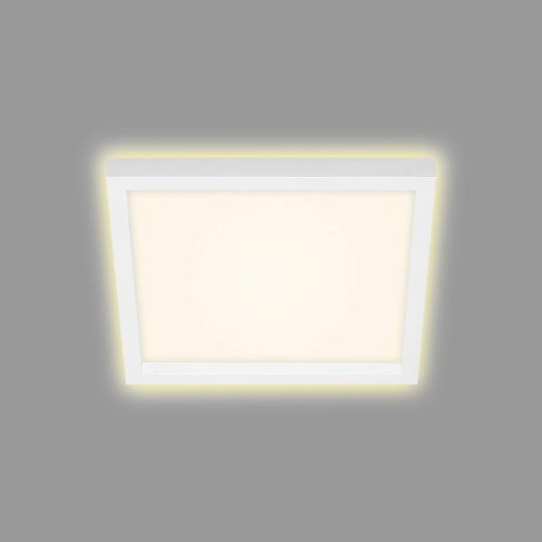 Briloner LED Panel Cadre weiß 29,3 x 29,3 cm warmweiß, Backlight-Effekt