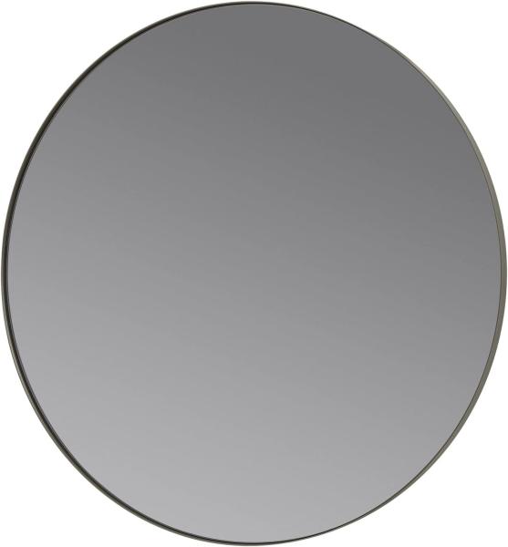 Blomus RIM Wandspiegel, Spiegel, Hängespiegel, Stahl pulverbeschichtet, Steel Gray, 80 cm, 65924