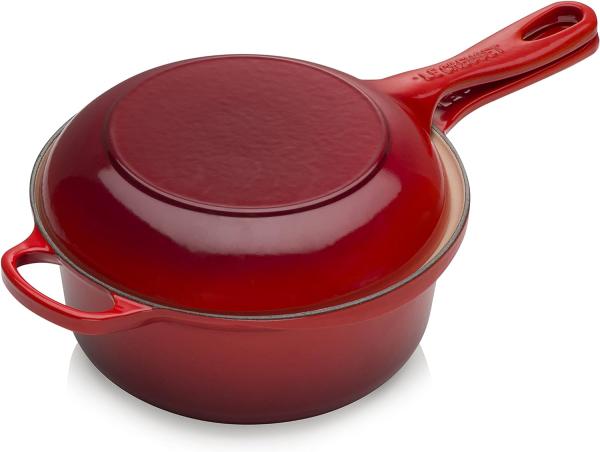 Le Creuset Marmitout 2 in 1 Kirschrot