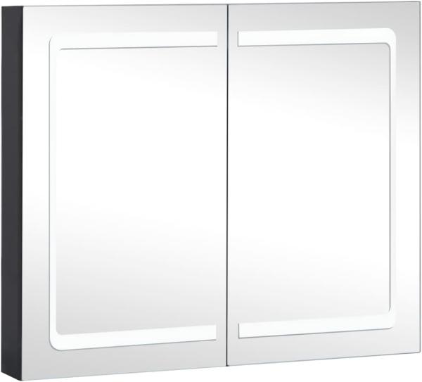 LED-Bad-Spiegelschrank 80x12,2x68 cm