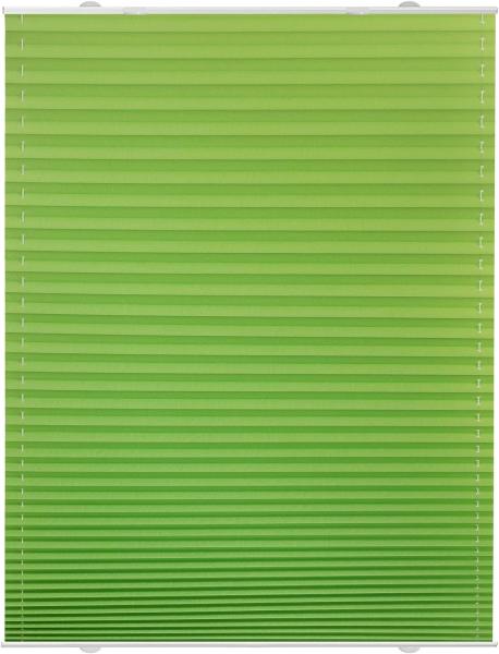 Lichtblick Plissee Haftfix, ohne Bohren, grün, 130 x 90 x 4 cm