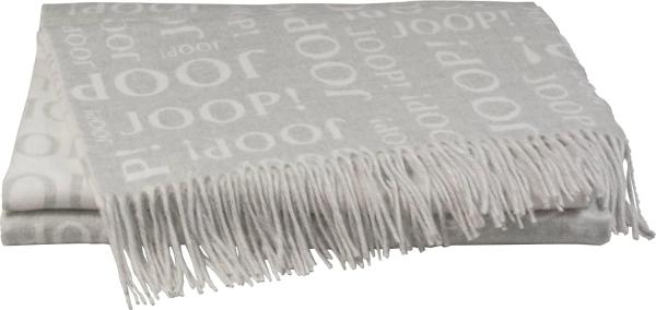 JOOP Plaid Repeat | 130x170 cm | silber