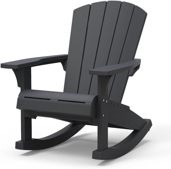 Keter Adirondack-Schaukelstuhl Troy Graphitgrau 441310