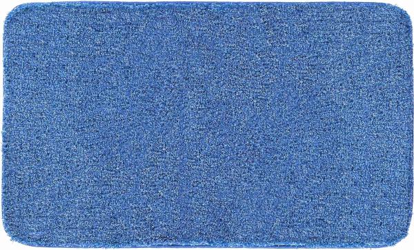 GRUND MELANGE Badematte 70 x 120 cm Blau