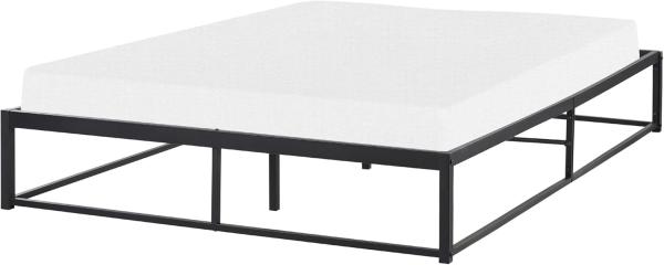 Metallbett schwarz Lattenrost 140 x 200 cm VIRY