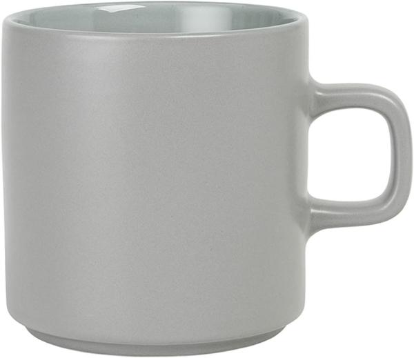 blomus Pilar Tasse, Mirage Grey, Keramik, H 9 cm, T 11. 5 cm, Ø 8. 5 cm, V 0. 25 l, 63724