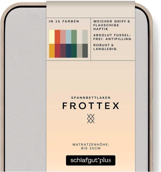 Schlafgut Frottee Spannbetttuch Frottex | 90x190 - 100x200 cm | grey-light