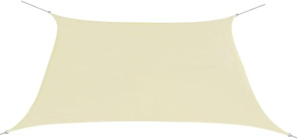 Sonnensegel Oxford Gewebe Quadratisch 3,6 x 3,6 m Creme