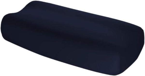 2 Stück Jersey Kissenbezug Spannbezug für Nackenstützkissen Vital Comfort S-1117 6061 nachtblau