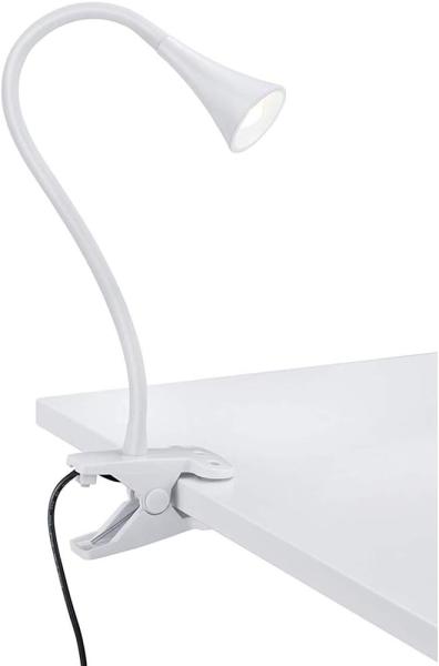 Leuchte Lampe Klemmleuchte Schnurschalter flexibel Viper weiß 1x SMD 3W
