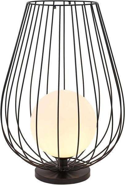Nino Leuchten Stehlampe Wohnzimmer Stehleuchte schwarz Metall Draht 41161108