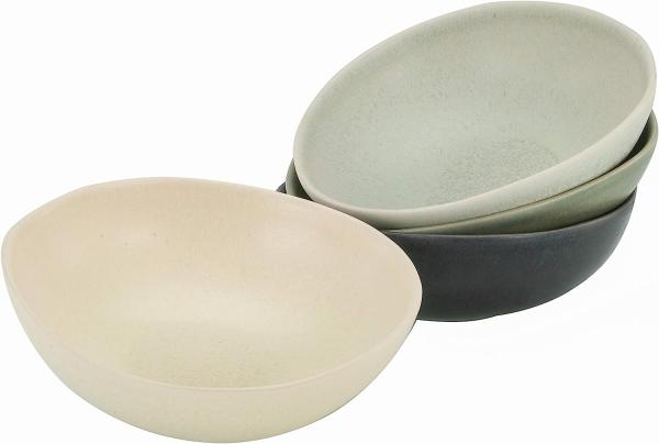 CreaTable 22141 Pietra Mehrzweckschale, mehrfarbig, 4-teilig (4er Pack)