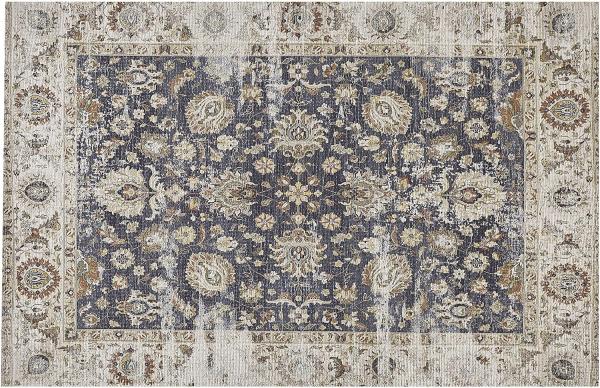 Teppich mehrfarbig orientalisches Muster 150 x 230 cm Kurzflor PELITLI