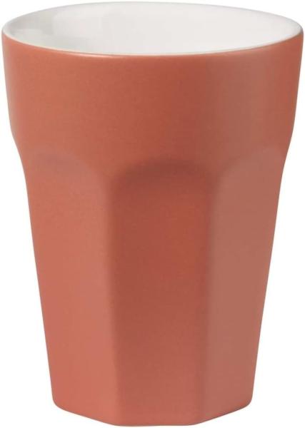 ASA Selection ti amo colore Becher Cappuccino, Cappuccinobecher, Kaffeetasse, Tasse, Steingut, Red Clay, 250 ml, 5180354