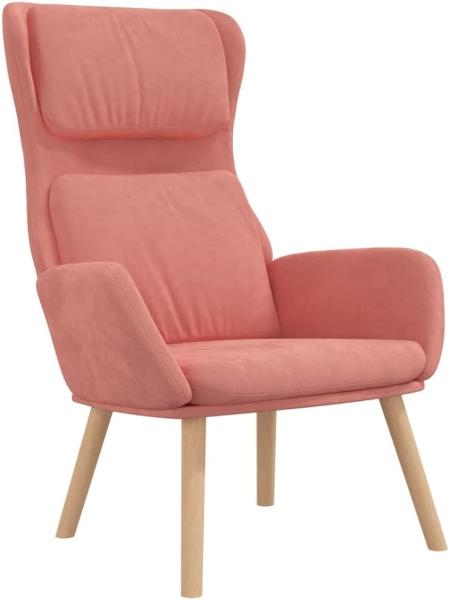 vidaXL Relaxsessel Rosa Samt [341355]