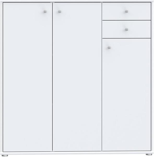 'Tempara 2' Kommode, 111,1 x 34,8 x 108,8 cm, Weiß