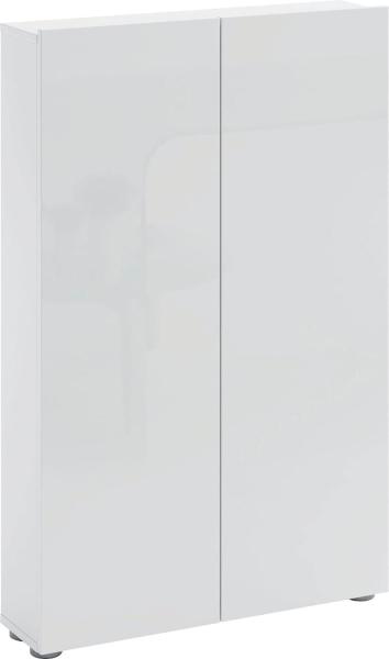Schuhschrank >SPAZIO< (BxHxT: 73,4x115x18,6 cm) in weiß - 73,4x115x18,6 (BxHxT)