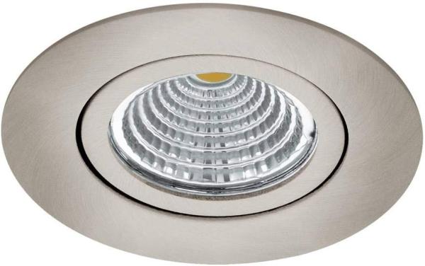 Eglo 98307 Hochvolt LED Einbauleuchte SALICETO nickel-matt 4000K rund Ø8,8cm H:4,2cm schwenkbar